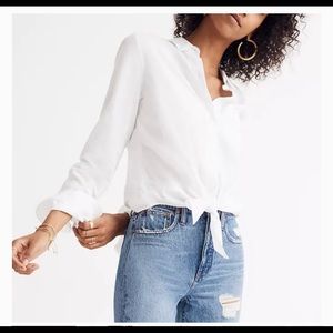 Madewell white shirt